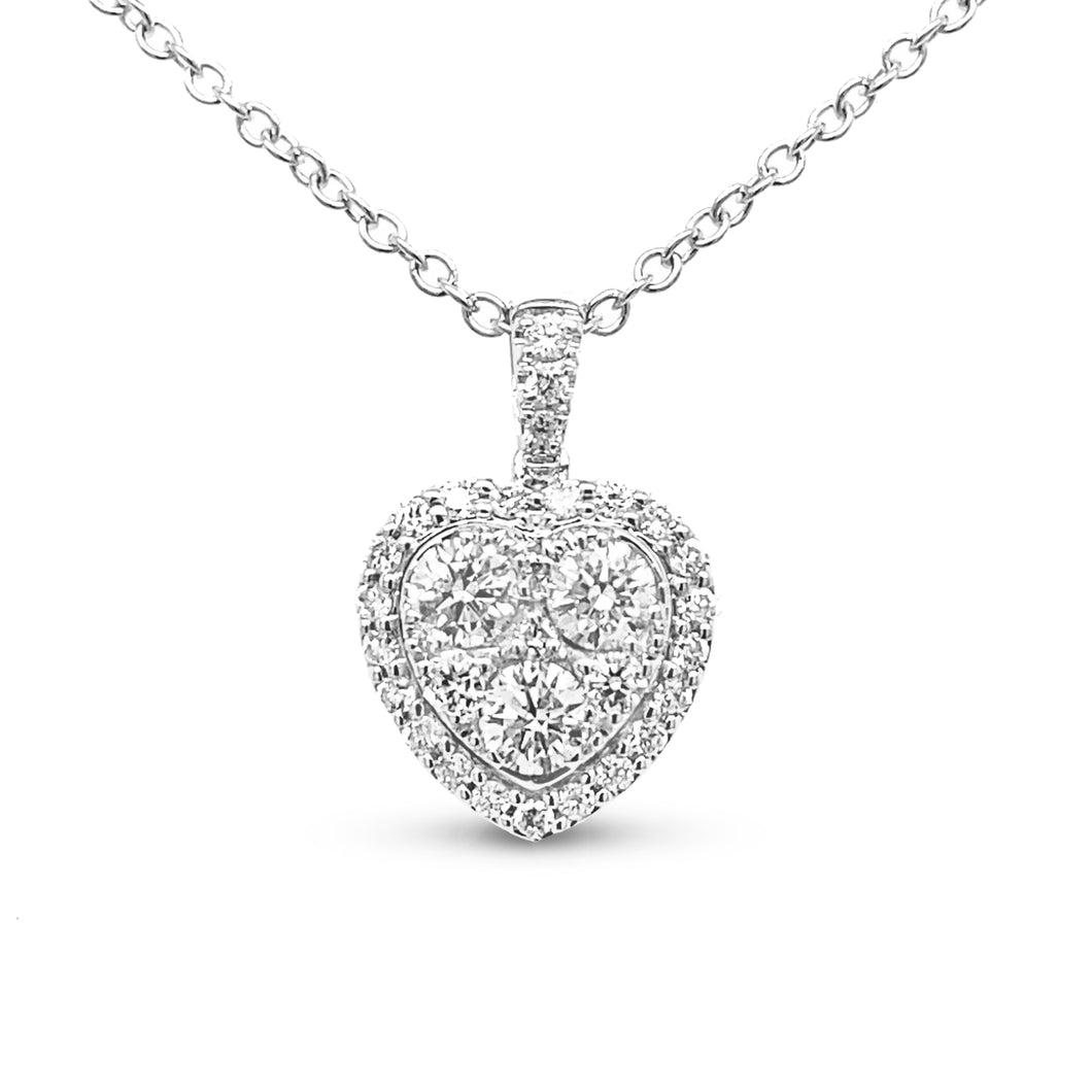 Heart Diamond Pendant