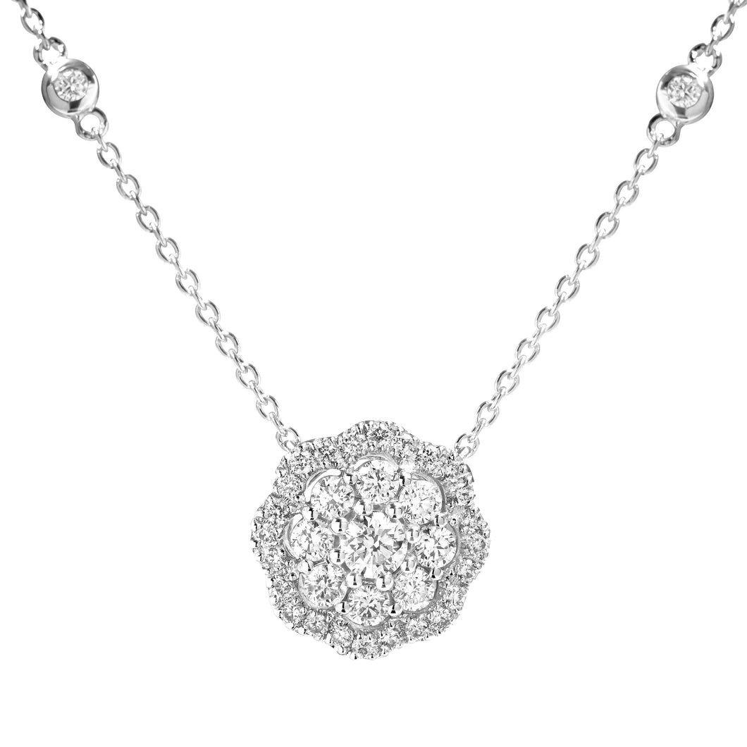 Everyday Flower Diamond Pendant