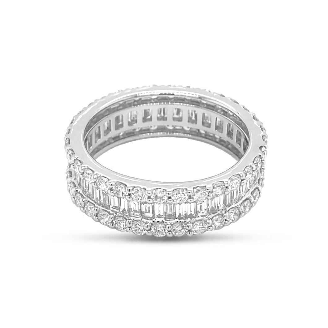 Baguette Cut Eternity Ring