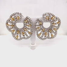 Load and play video in Gallery viewer, Yellow Flower Earrings
