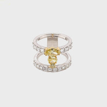 Load and play video in Gallery viewer, Yellow Diamond Ring
